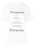 Proenza Schouler Front Logo T-shirt - White