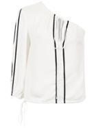 Nk One Shoulder Top - White