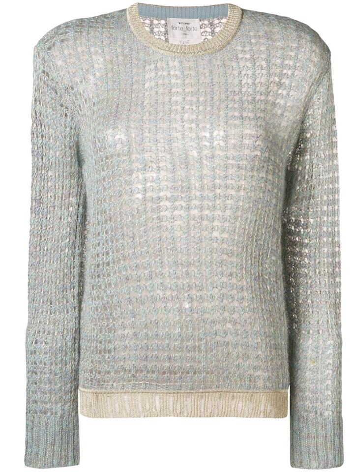Forte Forte Loose Knit Sweater - Blue