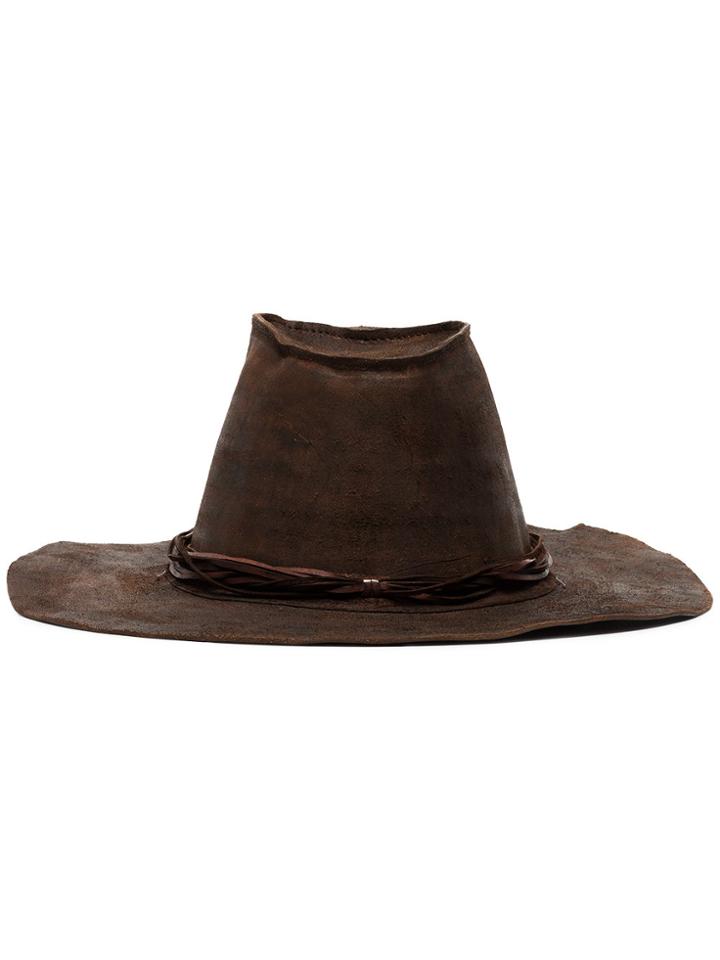 Caravana Brown Leather Hat