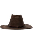 Caravana Brown Leather Hat