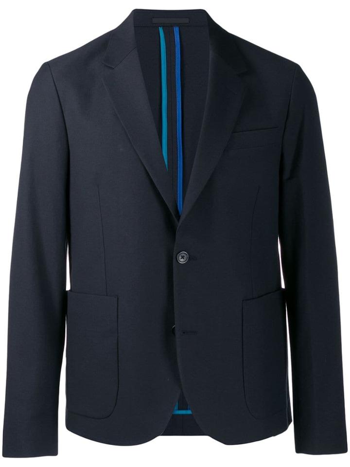 Ps Paul Smith Suit Jacket - Blue