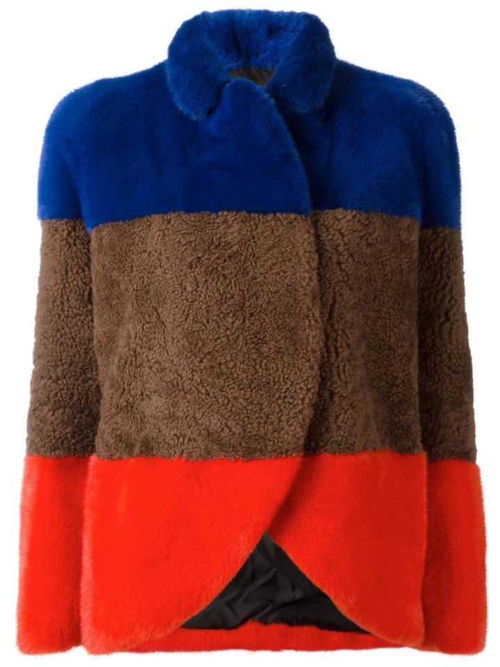 Blancha Colour Block Striped Jacket