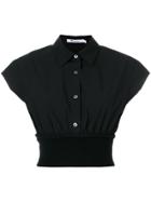 Alexander Wang Cropped Shirt - Black