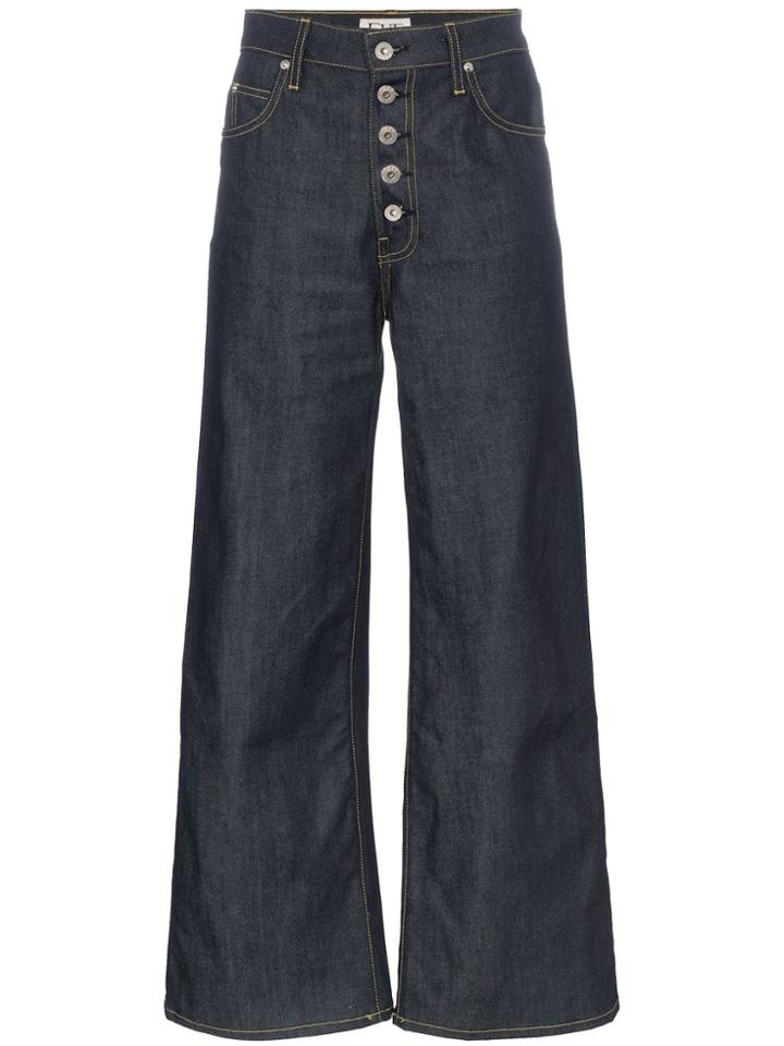 Eve Denim Charlotte High-waist Wide Leg Jeans - Blue