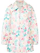 Chanel Vintage Camellia Print Quilted Jacket - Multicolour