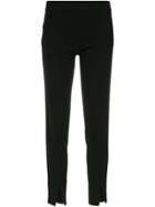 Emporio Armani Fitted Trousers - Black