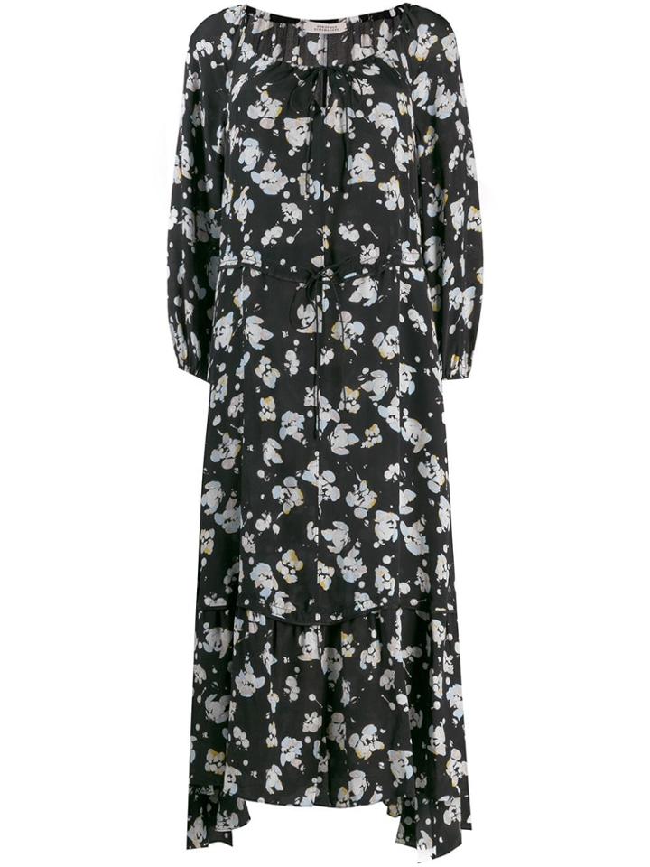Dorothee Schumacher Paint Spots Midi Dress - Blue