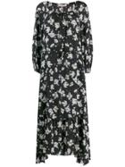 Dorothee Schumacher Paint Spots Midi Dress - Blue