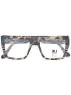 Ill.i.am Square Frame Glasses, Nude/neutrals, Acetate
