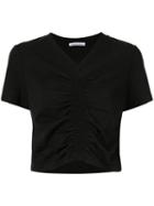 Alexander Wang Ruched Effect T-shirt - Black 001