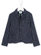 Macchia J Kids Striped Blazer, Toddler Boy's, Size: 3 Yrs, Blue