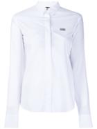 Philipp Plein Skull Poplin Shirt - White
