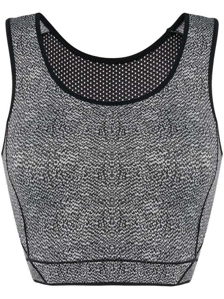 Sàpopa Cropped Tank Top - Grey