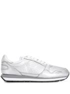 Emporio Armani Lace-up Sneakers - Silver