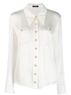 Balmain Plisse Tailored Shirt - White