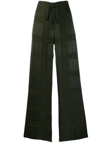 Ailanto Wide Leg Palazzo Trousers - Green