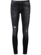 R13 'jenny' Skinny Jeans, Women's, Size: 30, Black, Cotton/spandex/elastane
