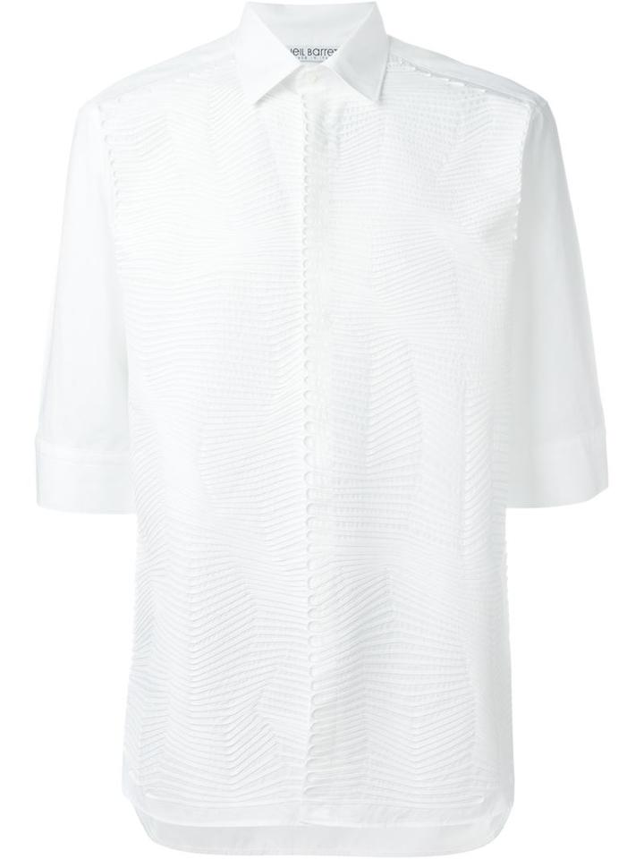 Neil Barrett Asymmetric Pleated Shirt