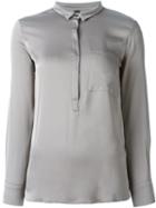 Eleventy Henley Blouse