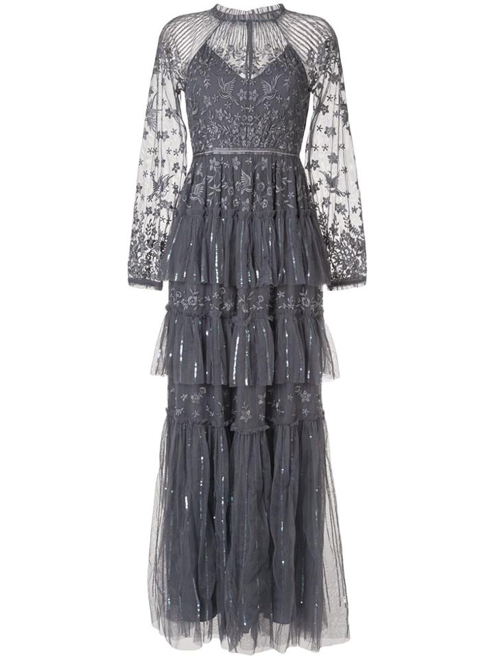 Needle & Thread Starling Sequin-embellished Gown - Purple