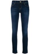 Liu Jo Sequin Stripe Skinny Jeans - Blue