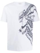 Alexander Mcqueen Wing Print T-shirt - White