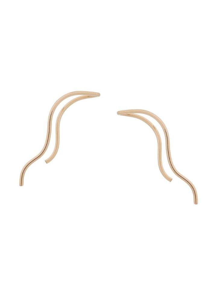 Annika Inez Oversized Earrings - Gold