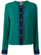 Fausto Puglisi Collarless Shirt - Green