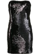 Dondup Sequin Mini Dress - Black