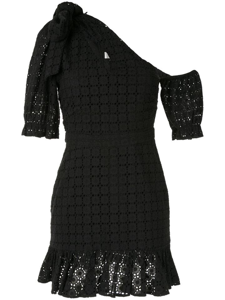 We Are Kindred Sookie Asymmetric Mini Dress - Black
