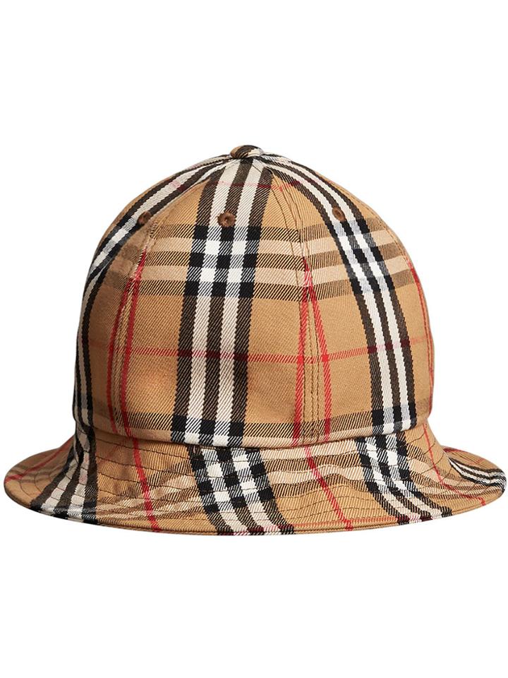 Burberry Vintage Check Bucket Hat - Brown