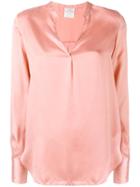 Forte Forte Long-sleeved Stand-collar Blouse - Pink