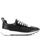 Sergio Rossi Lace-up Sneakers - Black