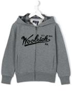 Woolrich Kids Elbow Patches Hoodie