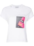 Forte Couture Car Bumper Print T-shirt - White