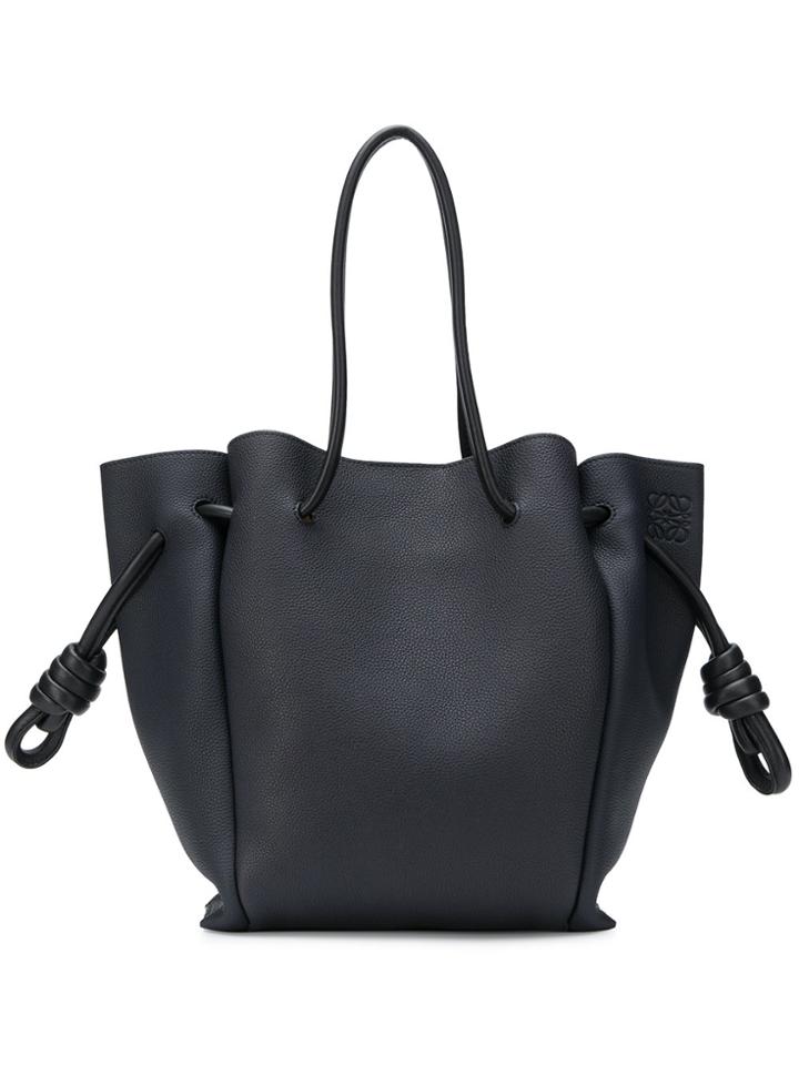 Loewe Flamenco Knot Tote - Black
