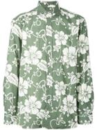Doppiaa Floral Printed Shirt - Green