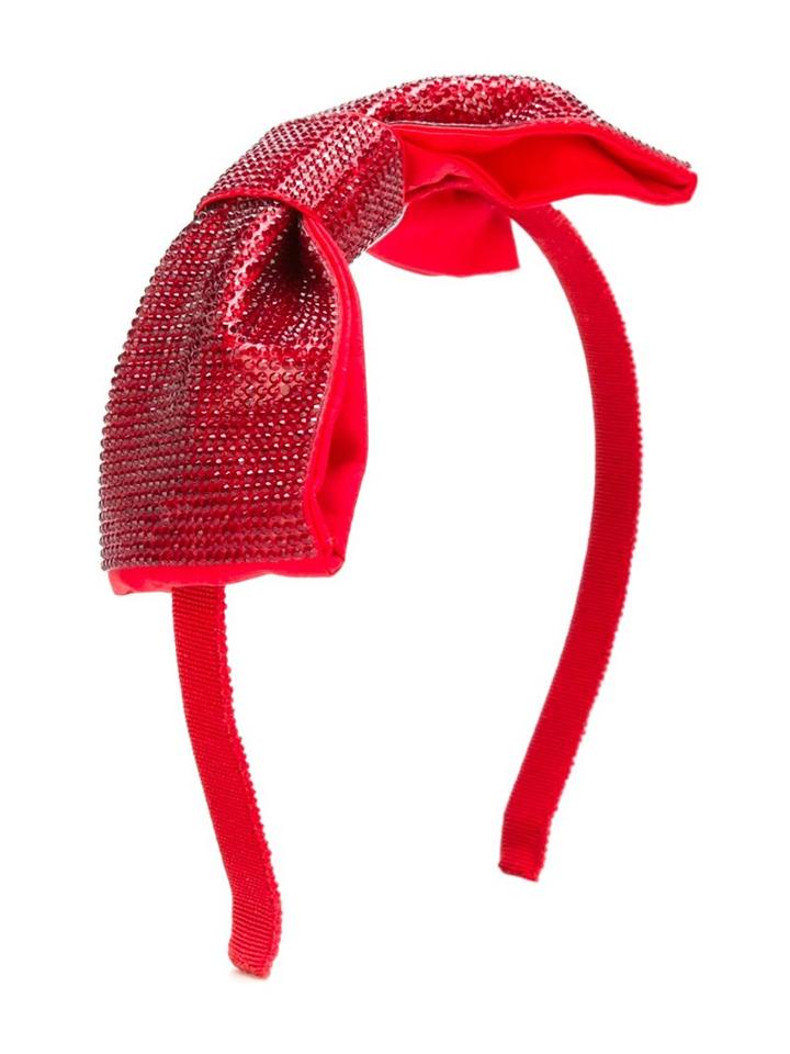 Simonetta Bow Headband, Girl's, Red