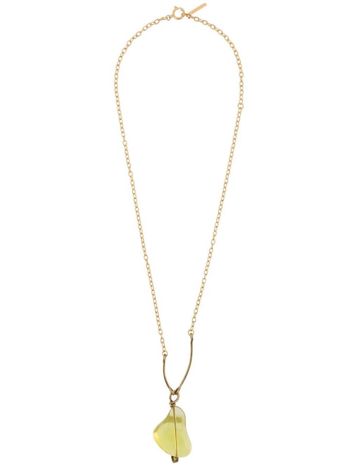 Marni Stone Necklace - Gold
