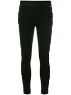 Twin-set Skinny Lace Trousers - Black