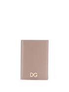 Dolce & Gabbana Vertical Foldover Wallet - Neutrals
