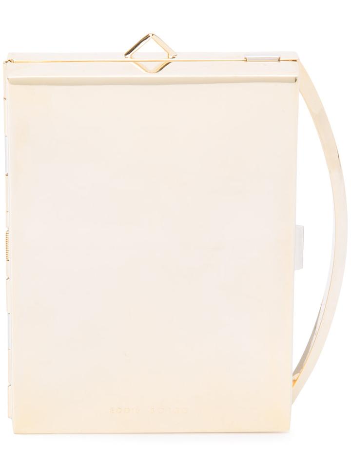 Eddie Borgo Lou Wristlet Nécessaire, Women's, Grey, Metal
