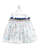 No Added Sugar Around The Issue Skirt, Girl's, Size: 7 Yrs, White