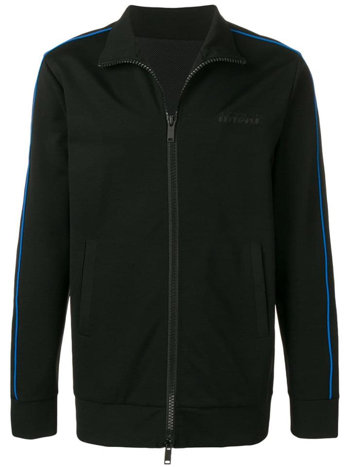 Unravel Project Contrast Piping Track Jacket - Black