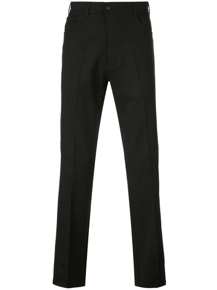 Second/layer Straight Tailored Trousers - Black