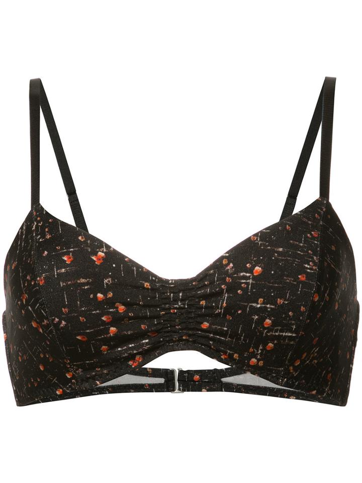 Malia Mills Sunset Marquis Bikini Top, Women's, Size: 36c, Black, Polyamide/spandex/elastane