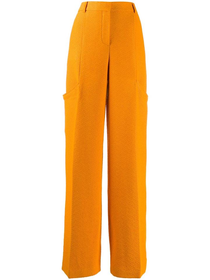 Jacquemus Tailored Wide Leg Trousers - Orange