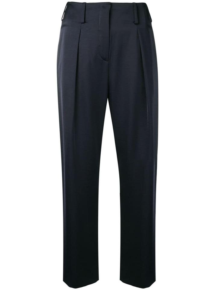 Lanvin Cropped Tailored Trousers - Blue