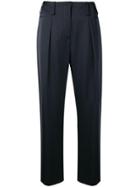 Lanvin Cropped Tailored Trousers - Blue
